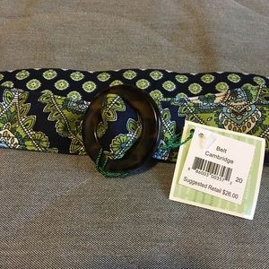NWT Vera Bradley reversible belt in Cambridge